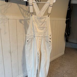 We The Free Cream Ziggy Overalls